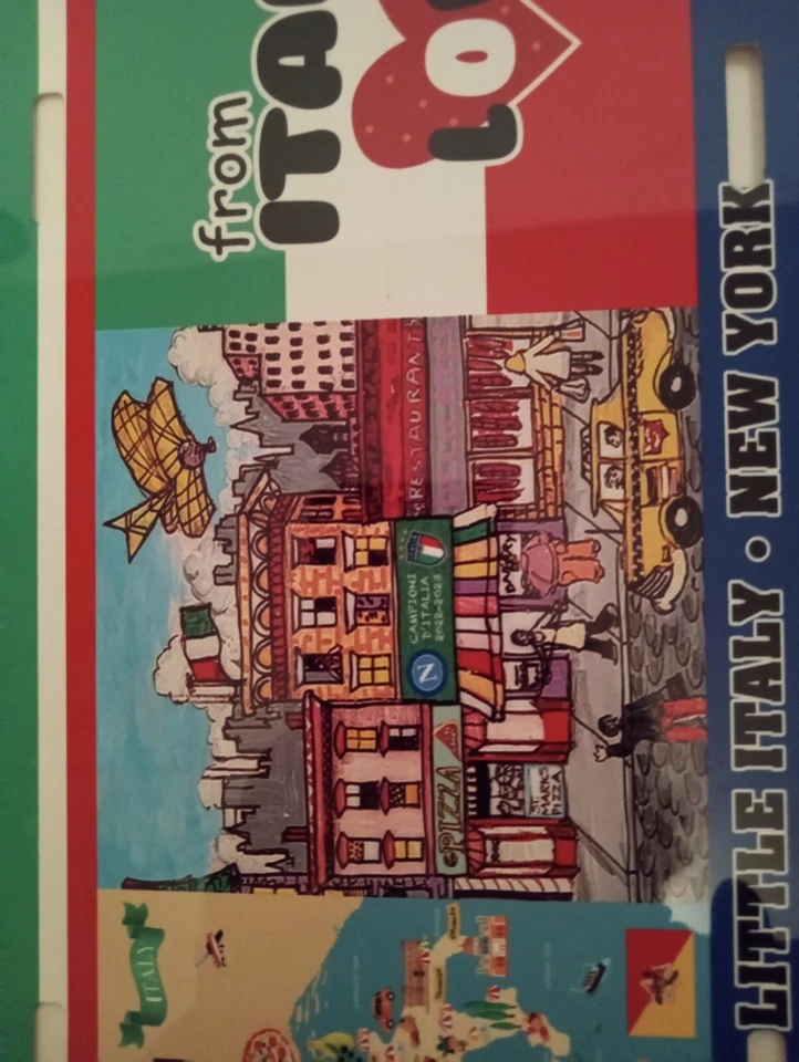 3 REGALOS ITALIANOS: 1 MATRÍCULA PEQUEÑA ITALIA + 1 CABEZA BOBBLE ITALIA + 1 REFLECTOR Foto 3 de 4