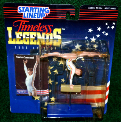 Nadia Comaneci Olympics Gymnastic 1996 Kenner Starting Lineup Figure