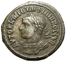 Philipp I. Tetradrachme (247-249 n. Chr.), Adler