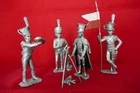Les pétains du Prince 1st Empire Bivouac scene Lancers and campfire