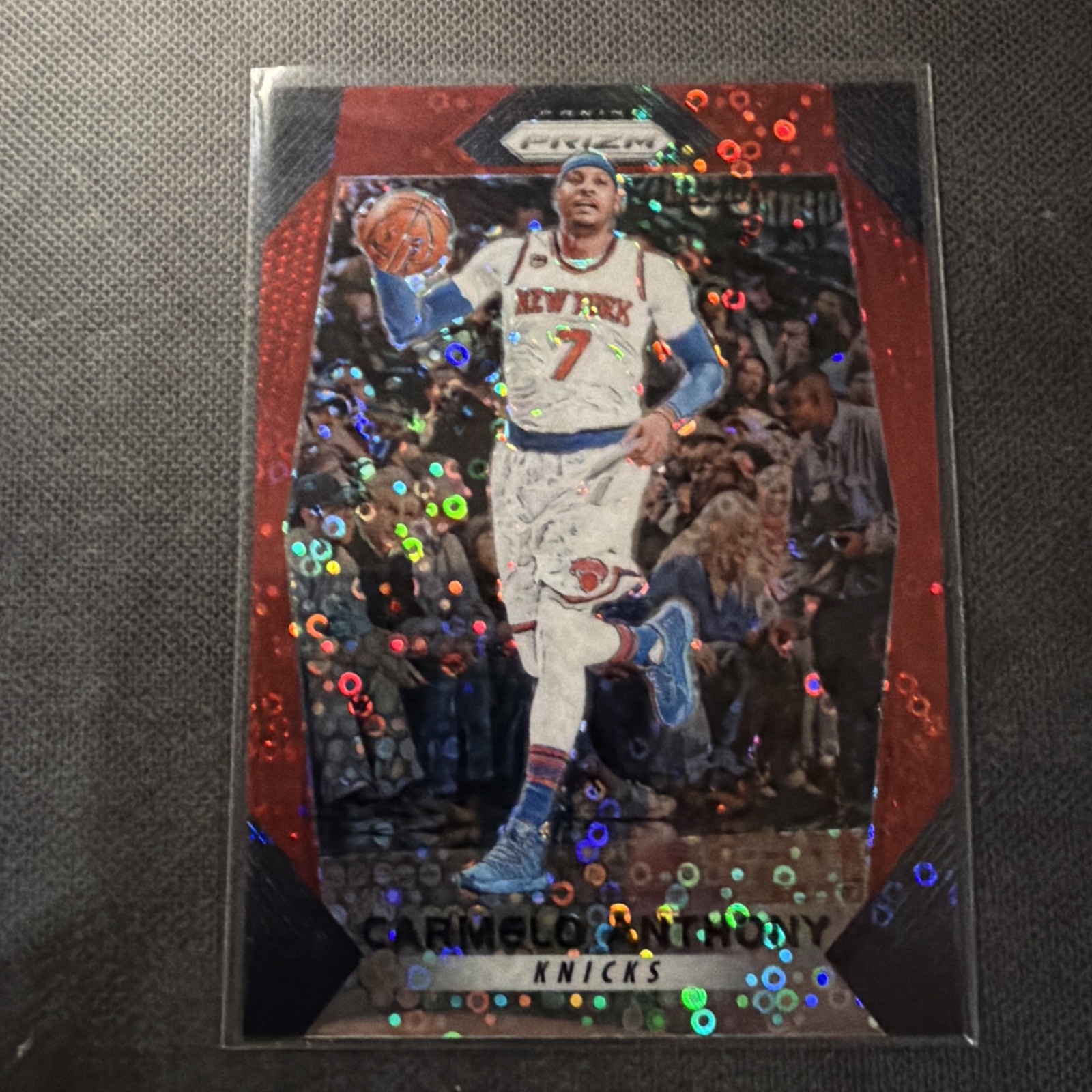 2017-18 Prizm Carmelo Anthony #279 Red Fast Break Refractor #/125