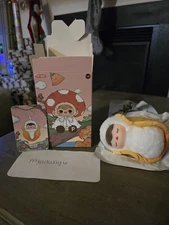 POP MART Pucky Forest Party Series Vinyl Plush Pendant - Leaf Baby