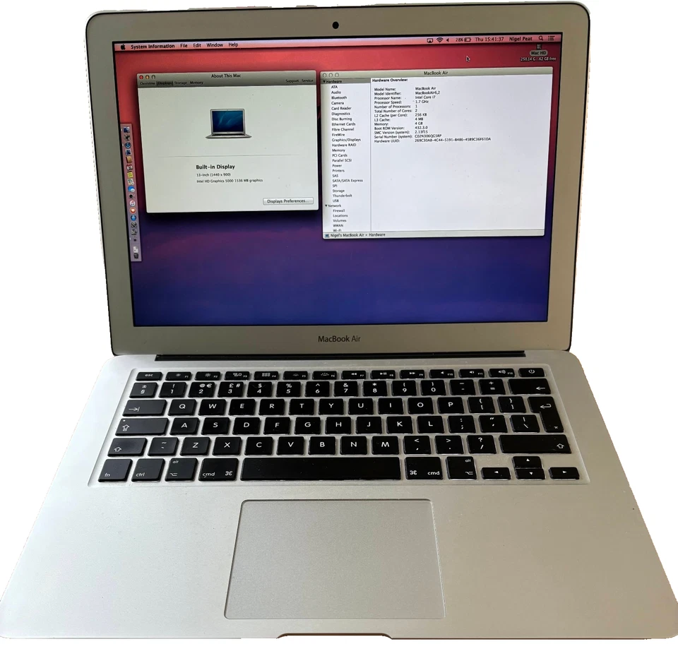 Apple MacBook Air 13" 2014 · i7 · 4GB · 256GB, photo 1 of 4