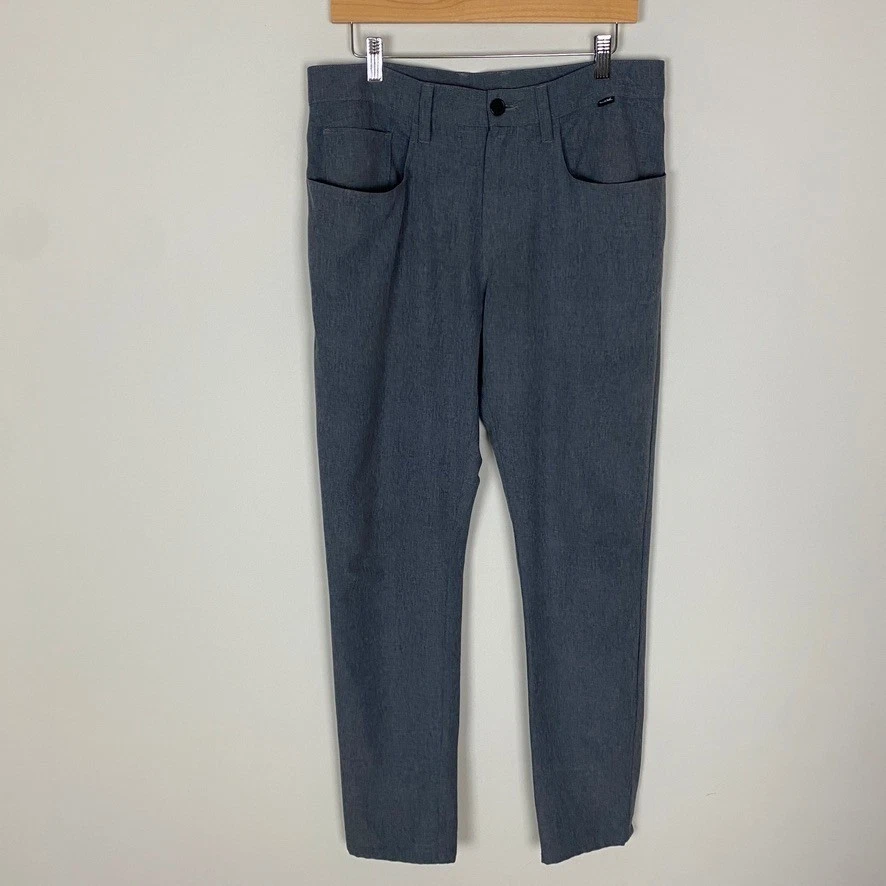 Travis Mathew Golf Pants Mens 32x33 Grey Performance Trousers Stretch