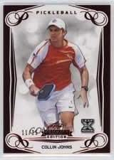 2023 Leaf Pickleball Premier Edition Red Foil /25 Collin Johns #13 1bk3