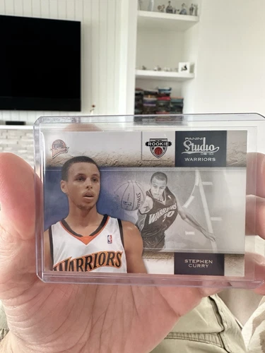 2009-10 Panini Studio Basketball-Rookie Stephen Curry #129 (RC) Golden State SSP