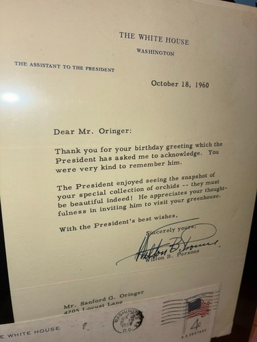 President Dwight D. Eisenhower - Autographed 8x10 Photo & Letter/Envelope - Picture 7 of 7