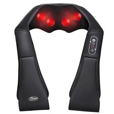 Naipo Shiatsu Back Neck Massager with Heat Deep Kneading Massage Pillow