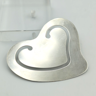 Tiffany & Co. Elsa Peretti Sterling Silver 925 Heart Bookmark | eBay