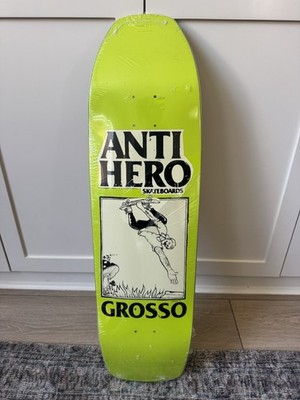 Anti Hero Jeff Grosso x Lance Mountain Art 9.25 Shaped Skateboard Deck Og