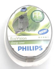 Philips EcoVision H4 Lampada Faro 2 Pezzi 12Volt