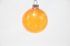 Vintage Unsilvered Gold Shiny Brite Christmas Ornament Made in USA Box #137