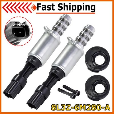 2PCS VCT Camshaft Timing Solenoid Valves For Ford Escape F-150 Lincoln Navigator
