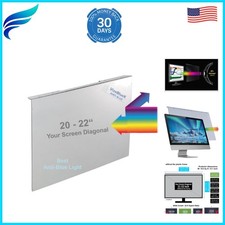 Easy Install Blue Light Screen Protector for 21-22 Inch Monitors - 100 Clarity