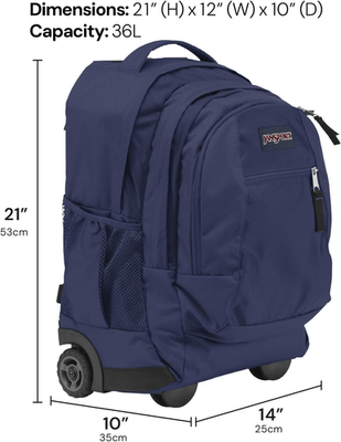 Driver 8 Rolling Backpack - Wheeled Travel Bag with 15-Inch Laptop Sleeve, One S | eBay Driver 8 Rolling Backpack - Wheeled Travel Bag with 15-Inch Laptop Sleeve, One S | eBay