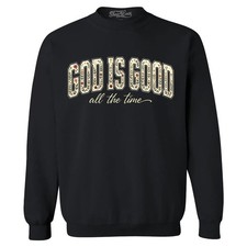 God is Good Crewneck Christian Jesus Religious Sweatshirt