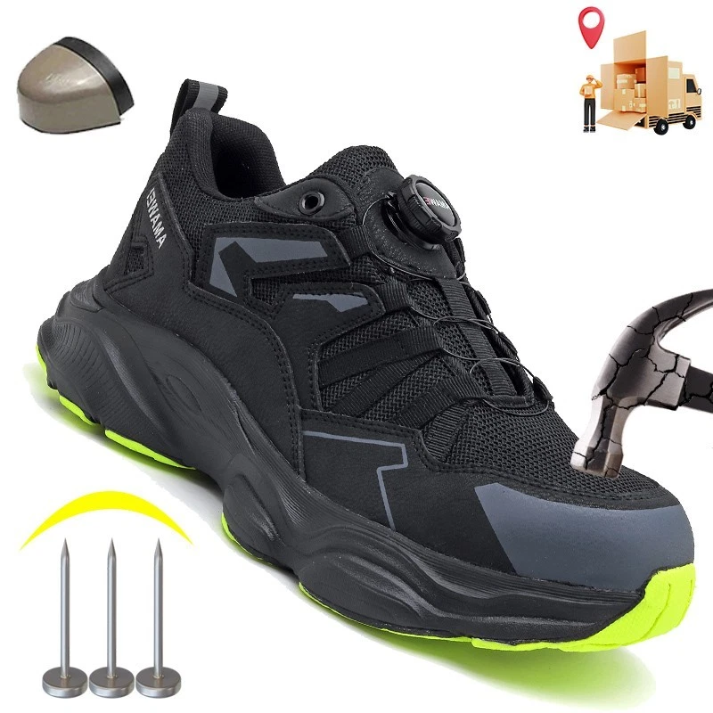Men Safety Work Shoes Fashion Lightweight Comfort Work Sneakers Indestructible
Opens in a new window