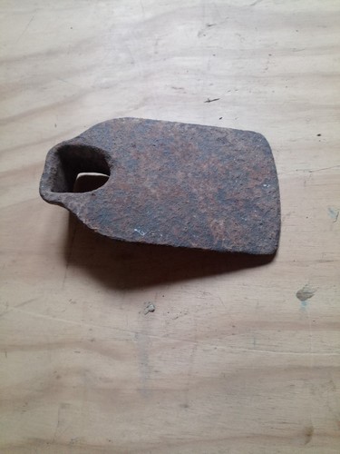 Antique Vintage Primitive Forged Iron Steel Garden Hoe ~7.75"