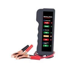 12V Car Battery Tester, Automotive Digital Battery Alternator Tester with LED