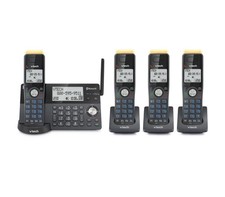 VTech IS8128-41 Super Long Range 4-Handset DECT 6.0 Cordless Phone for Home