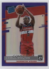 2020-21 Panini Donruss Optic Rated Rookie Purple Prizm Cassius Winston #198 0wp8