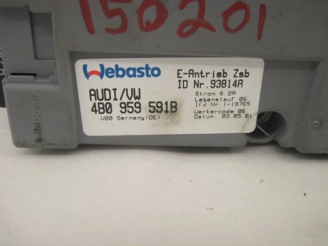 Used Sunroof Motor fits: 2001 Audi A6  Grade A - Изображение 3 из 4