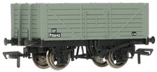 37-102 Bachmann OO 7 Plank Open Wagon P156142 in BR Grey