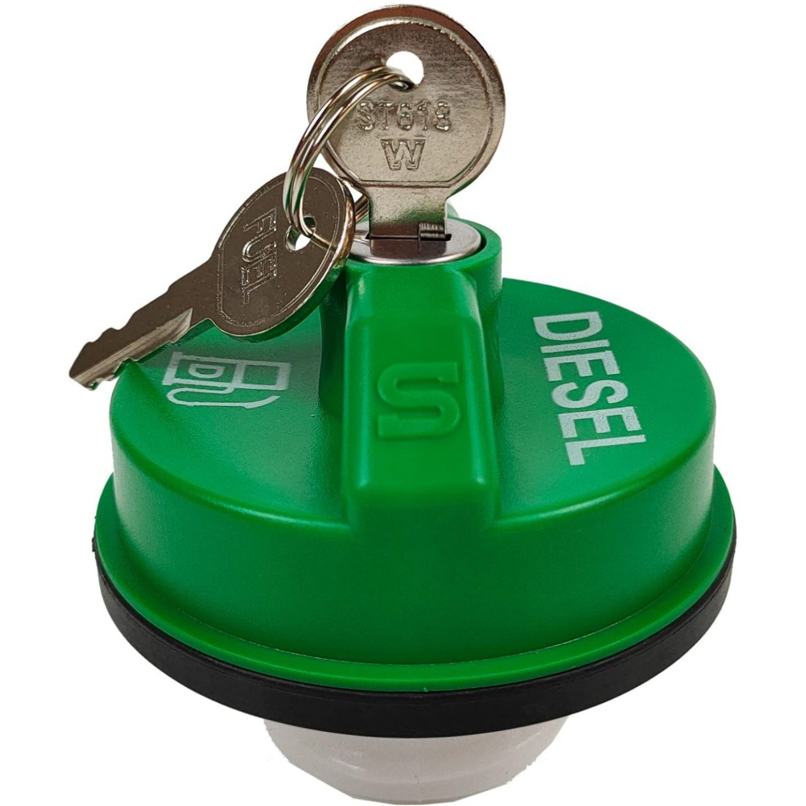 High Quality Locking Diesel Fuel Cap For Chevy Silverado 2500HD 3500HD Vehicles thumbnail 4