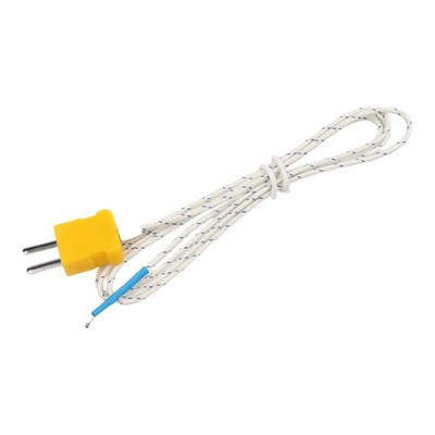 1 m lang K Typ Thermoelement Fühler Fühler 0,4 mm Draht 20 bis 500 Grad C