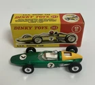 Vintage Dinky Toys 243 BRM Racing Car Green In Original Box