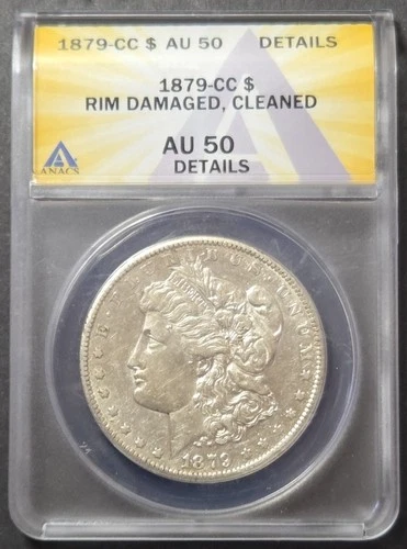 1879-CC Morgan Dollar, ANACS AU50 Details