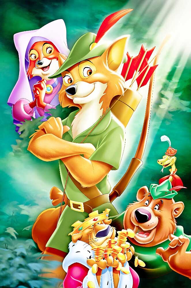 Disney Classics Robin Hood Premium MOVIE POSTER MADE IN USA