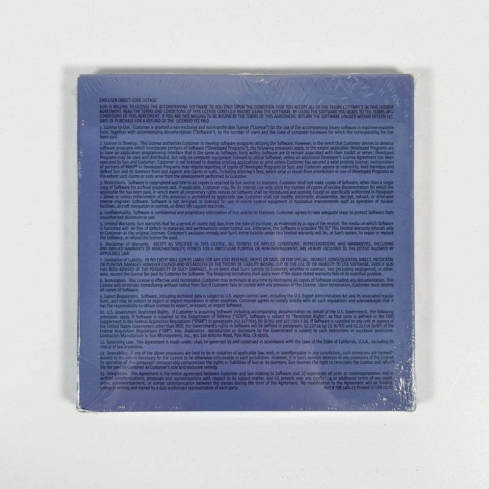 Sun Microsystems SUNSOLVE Version 5.0.4 CD-ROM - NEW & SEALED - Image 2 of 3