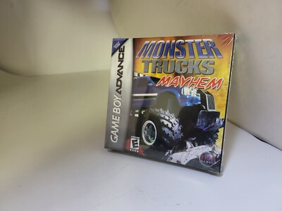 NEW  Sealed MONSTER TRUCKS MAYHEM for Nintendo GameBoy Advance #B27
