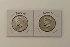 2004 P&D KENNEDY HALF DOLLAR Set (2 COIN SET) Brilliant Uncirculated Quality.