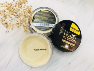 Neu versiegelt Catrice Banana Puder Light Illusion Loose Powder yellow matt 11 g