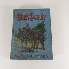 Black Beauty Anna Sewell Illustrated HC WB Conkey Young People's Cloth Library 