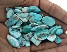 Larimar Gemstone Cabochon - Top Grade Dominican Larimar Stone Blue Larimar 71921