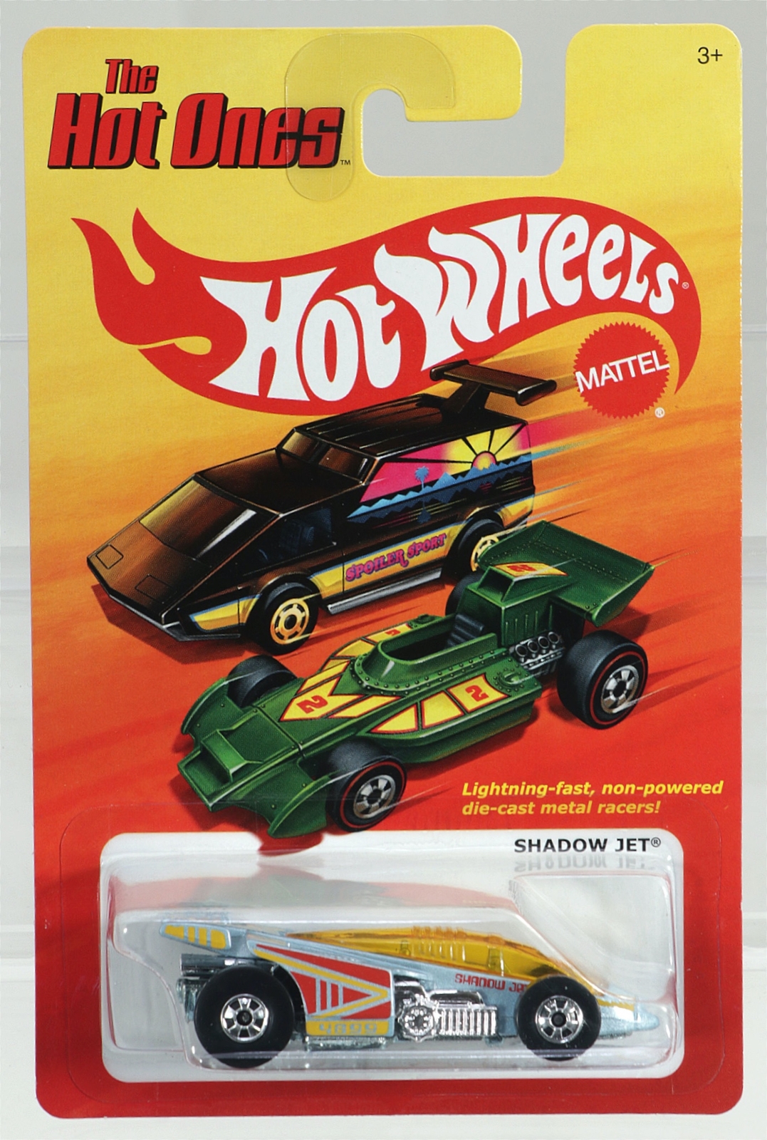 Hot Wheels Shadow Jet The Hot Ones Series #W1577 New NRFP 2011 Lt. Blue 1:64