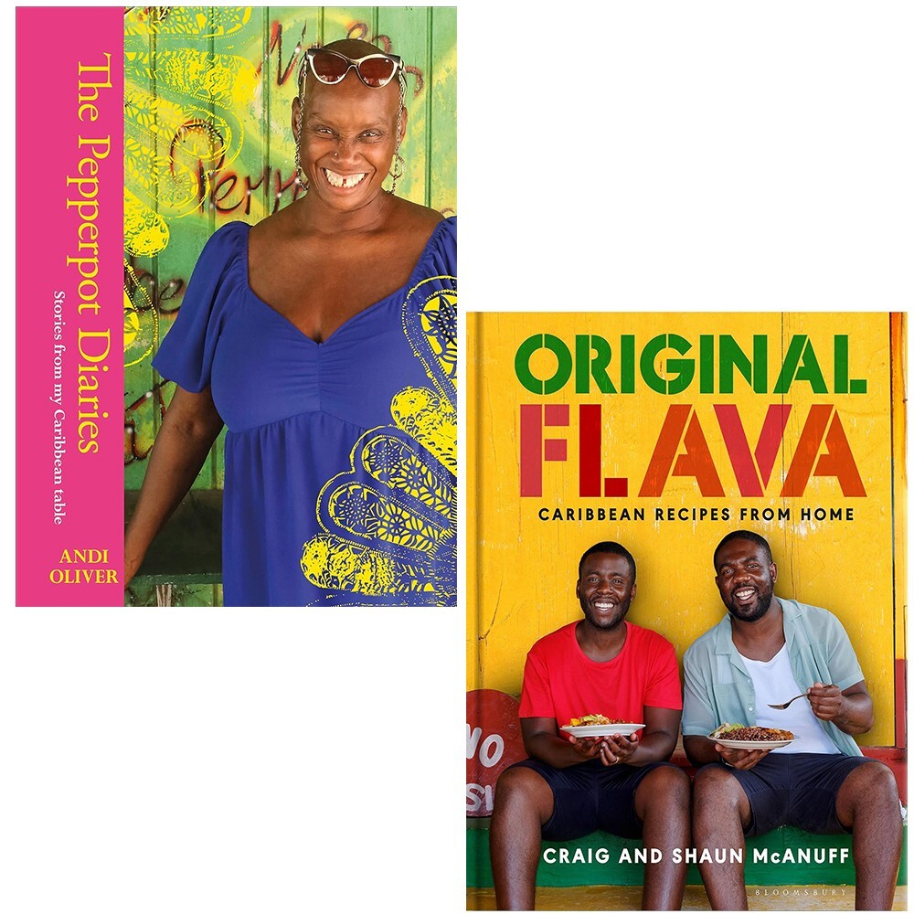Pepperpot Diaries Andi Oliver,Original Flava Craig McAnuff 2 Books Set Hardcover