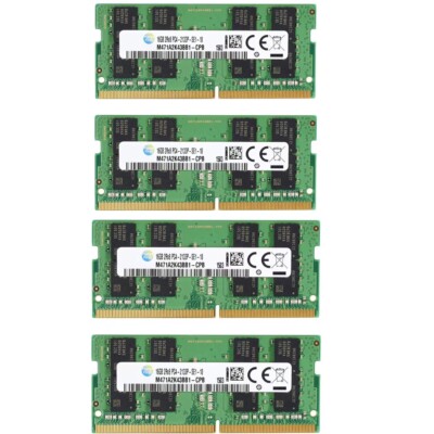 Samsung 64GB (4X16GB) DDR4 2133MHz PC4-17000 SODIMM Memory Ram