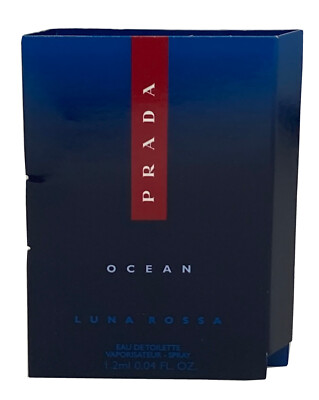 Prada Luna Rossa Ocean 0.04 oz 1.2 ml EDT Spray Mini Travel Sample Vial