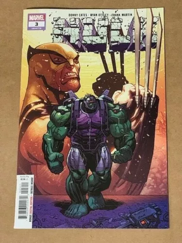Hulk #3 Main Cover Ottley Cates Marvel Comics 1st appearance of Black Hulk 2022