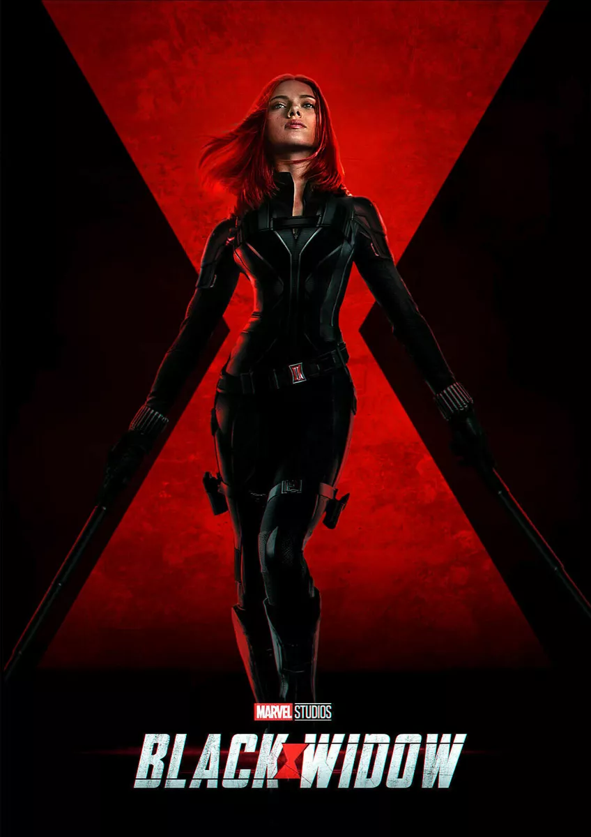 Black Widow Scarlett Johansson Movie Poster Art Print - Poster