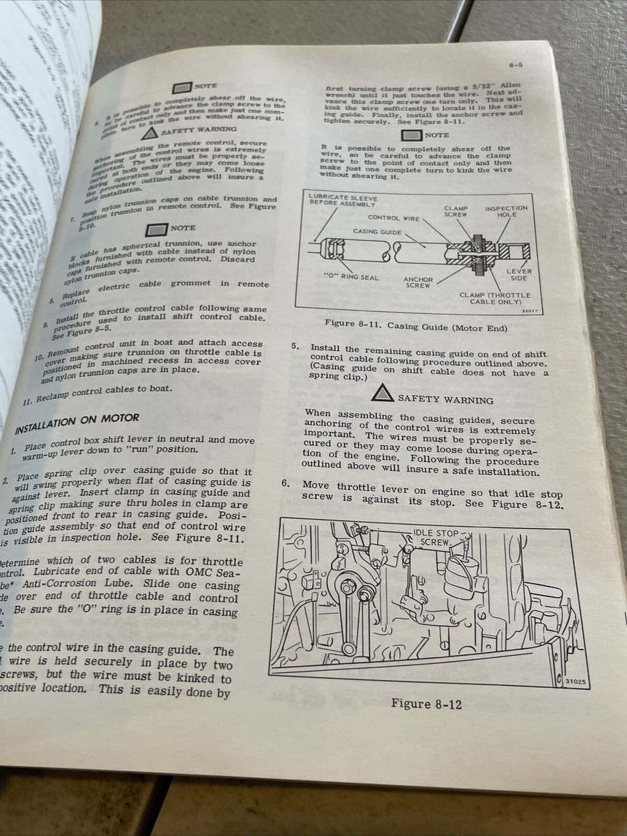1976 Johnson 135 HP Motor Models 135EL76 135ETL76 Service Manual