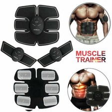 Ultimate EMS AB & Arms Muscle Simulator ABS Training Home Abdominal Trainer Set