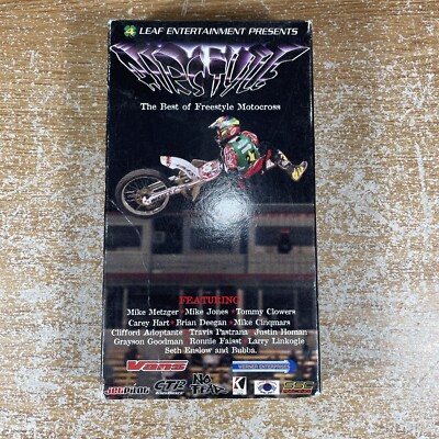 1999 VHS - AIRSTYLE Best of Freestyle Motocross - METZGER PASTRANA - RARE on VHS