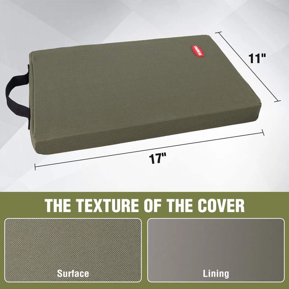 Almohadilla para arrodillar grande WORKPRO 17" cojín de espuma suave rodillera de espuma con cubierta extraíble Foto 3 de 4