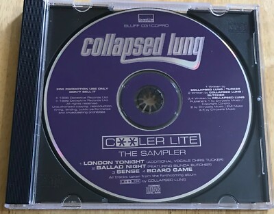 Collapsed Lung Cooler Lite The Sampler CD Promo Demo Album 1995 UK BLUFF031CDPRO