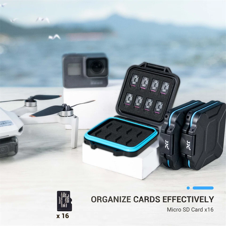 16 Slots Memory Card Case Holder Storage Organizer For TF Micro SD MSD MicroSD - Image 2 of 4